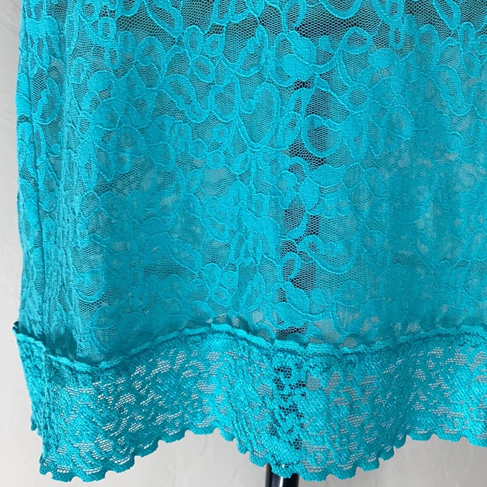 Victoria’s Secret “The Lacie” Aqua Nightie - Picture 5 of 12